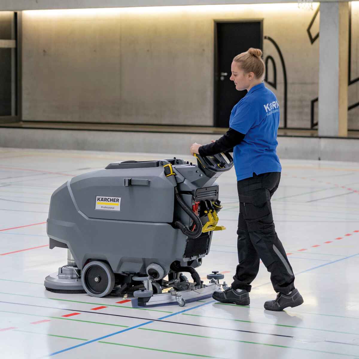 Fregadora aspiradora de empuje BD70/75 a bateria 75L Karcher 1.127 047.0 2 Fregadora aspiradora de empuje BD70/75 a bateria 75L Karcher - Imagen 2