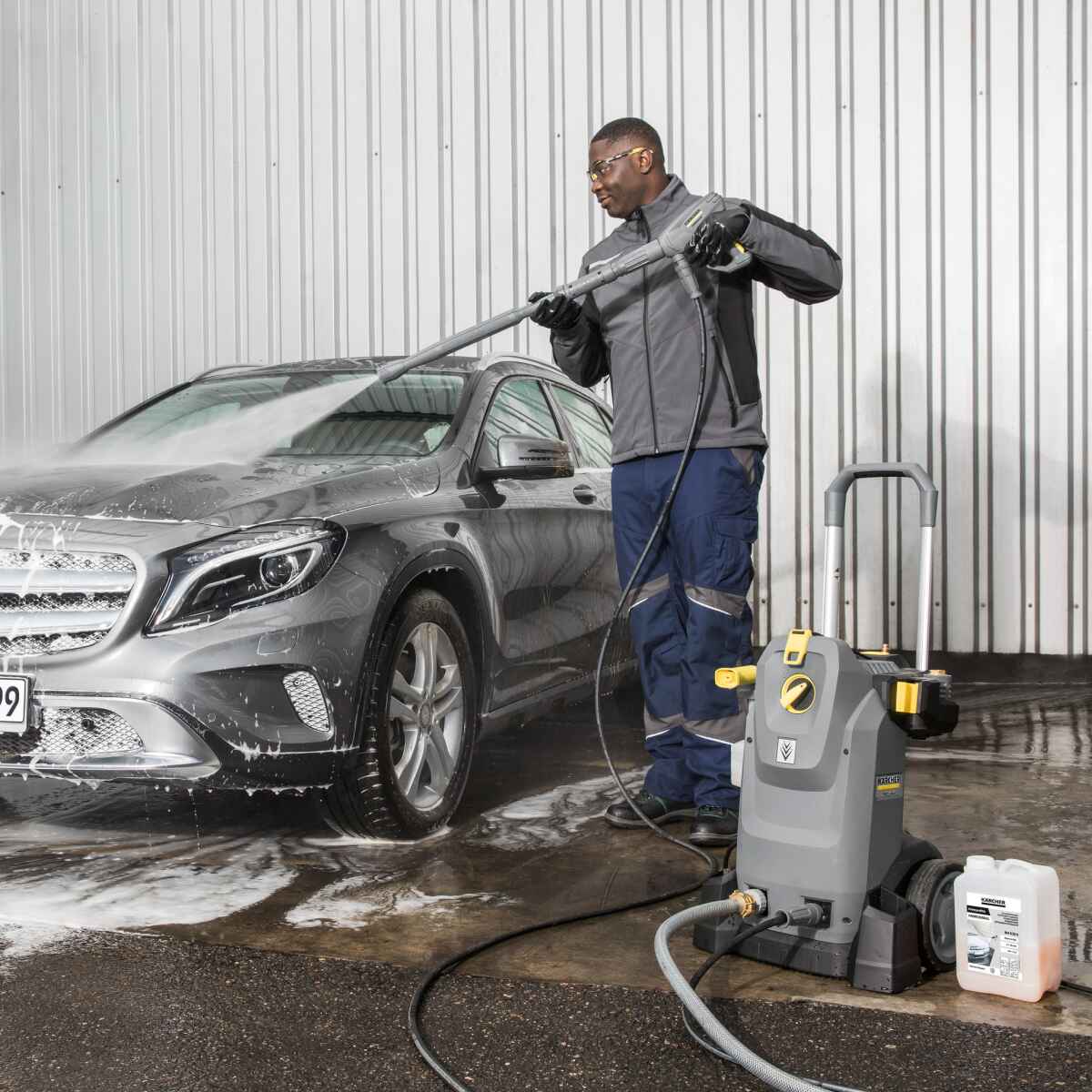 Hidrolavadora de agua fria HD8/18-4 4600W 180Bar Karcher 1.524 975.0 2 Hidrolavadora de agua fria HD8/18-4 4600W 180Bar Karcher - Imagen 2