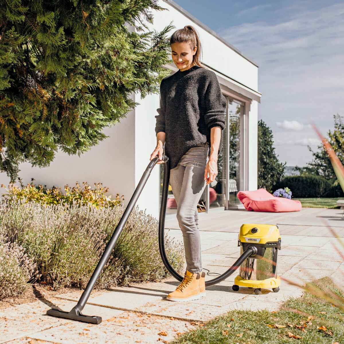 Aspiradora de polvo y agua WD3S 1000W 17L Karcher 1.628 135.0 5 Aspiradora de polvo y agua WD3S 1000W 17L Karcher - Imagen 4