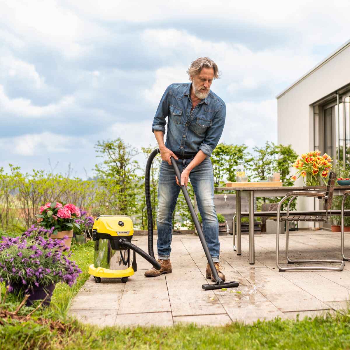 Aspiradora de polvo y agua WD3S 1000W 17L Karcher 1.628 135.0 6 Aspiradora de polvo y agua WD3S 1000W 17L Karcher - Imagen 5