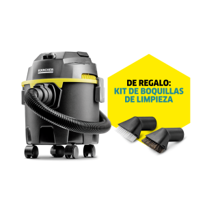 Pack Aspiradora de polvo y agua WDL1 Black + Kit boquillas