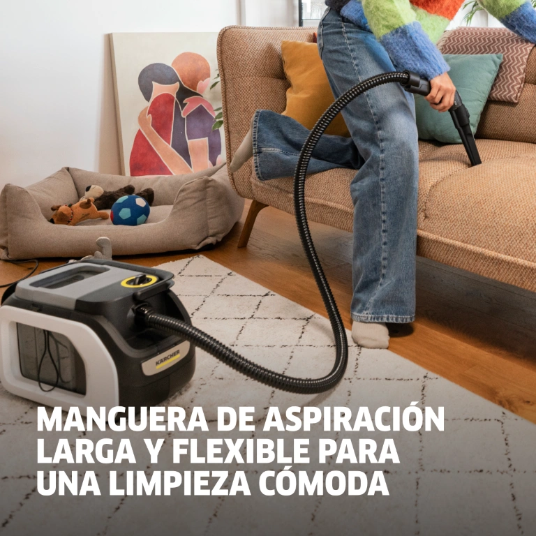 Lava tapices SE3 Compact Home Floor 500W 2.9L Karcher 1.081 533.0 7 Lava tapices SE3 Compact Home Floor 500W 2.9L Karcher - Imagen 7