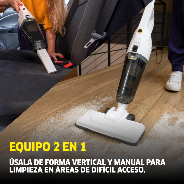 Aspiradora vertical 2 en 1 VCL Stick 1000W Karcher 1.198 221.0 4 Aspiradora vertical 2 en 1 VCL Stick 1000W Karcher - Imagen 4