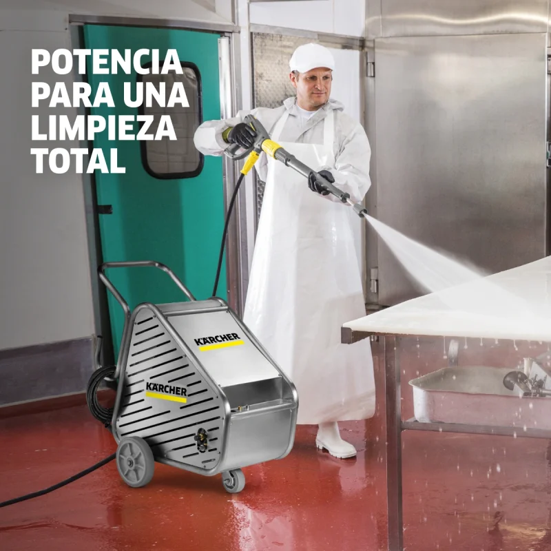 Hidrolavadora de agua caliente HD14/13 Cage Food 7500W 130Bar Karcher - Imagen 7