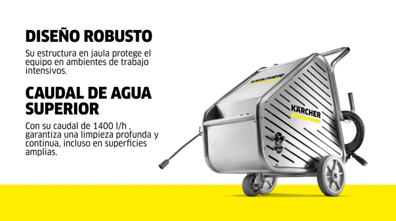 Hidrolavadora de agua caliente HD14/13 Cage Food 7500W 130Bar Karcher - Imagen 4