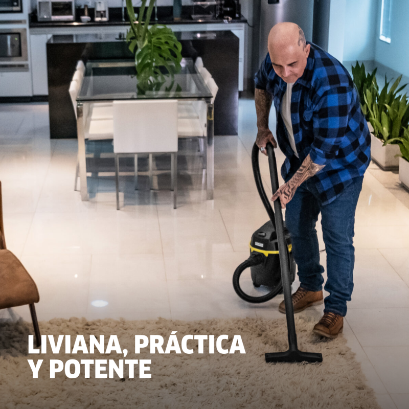 Aspiradora de polvo y agua WDL1 Black 1000W 10L Karcher - Imagen 6