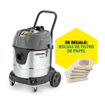 Pack Aspiradora de polvo y agua NT50/2 + 5 Bolsas de papel
