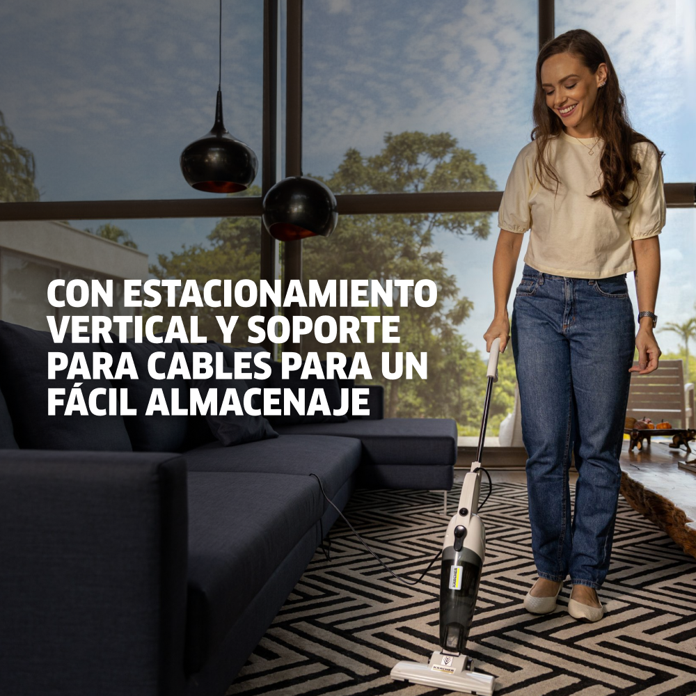 Aspiradora vertical 2 en 1 VCL1 1000W Karcher imagen 3 1f23761e 3021 44e1 9b55 495329149bdc Aspiradora vertical 2 en 1 VCL1 1000W Karcher - Imagen 6