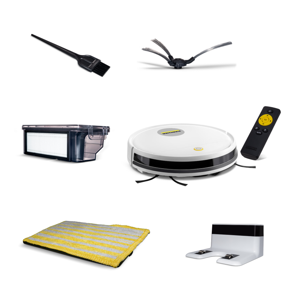 Aspiradora robot RCV1 con 3 modos de limpieza Karcher imagen 5 e34de8c7 4af1 4e9f 9ff1 df09b82d59f5 Aspiradora robot RCV1 con 3 modos de limpieza Karcher - Imagen 3