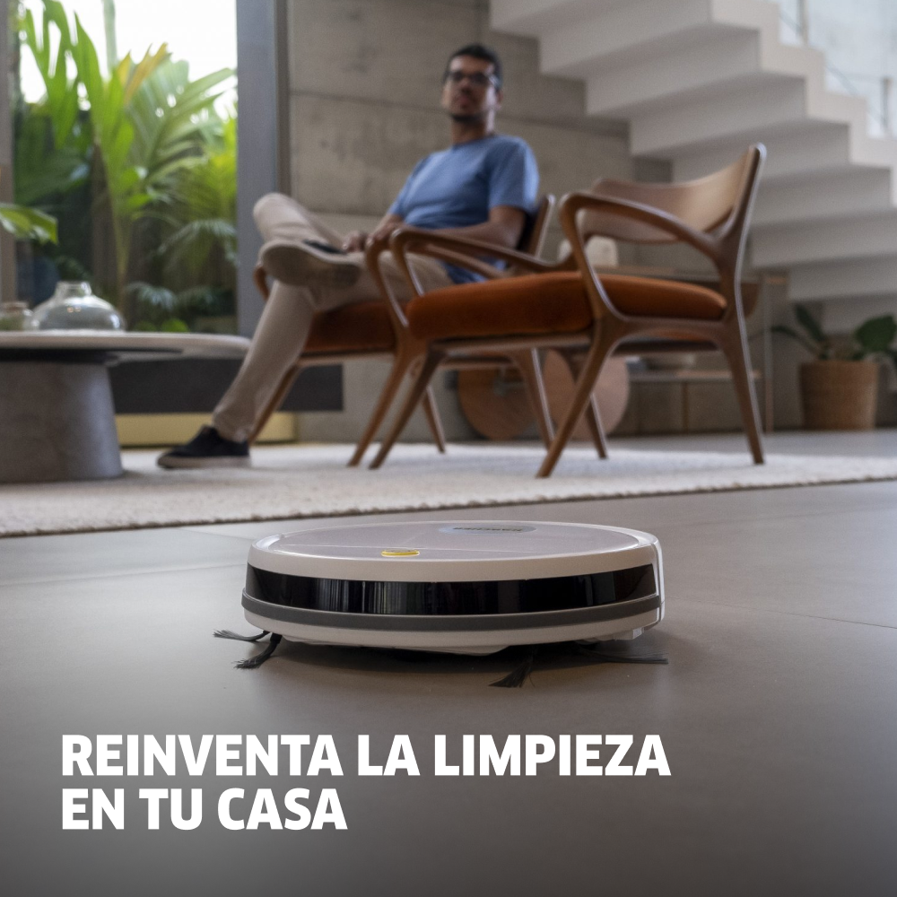 Aspiradora robot RCV1 con 3 modos de limpieza Karcher imagen 7 866aec1c 3778 4055 9016 29ab3362d220 Aspiradora robot RCV1 con 3 modos de limpieza Karcher - Imagen 4