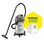 Pack Aspiradora de polvo y agua NT38/1 con 10 Bolsas filtro