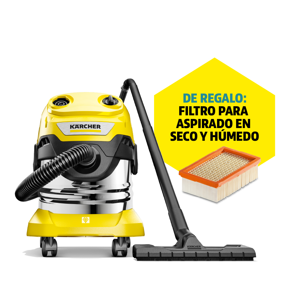 Pack Aspiradora de polvo y agua WD4s con Filtro 43 100 102eef1b a195 4fb7 b569 9cf6a9ffc0c5 Pack Aspiradora de polvo y agua WD4s con Filtro