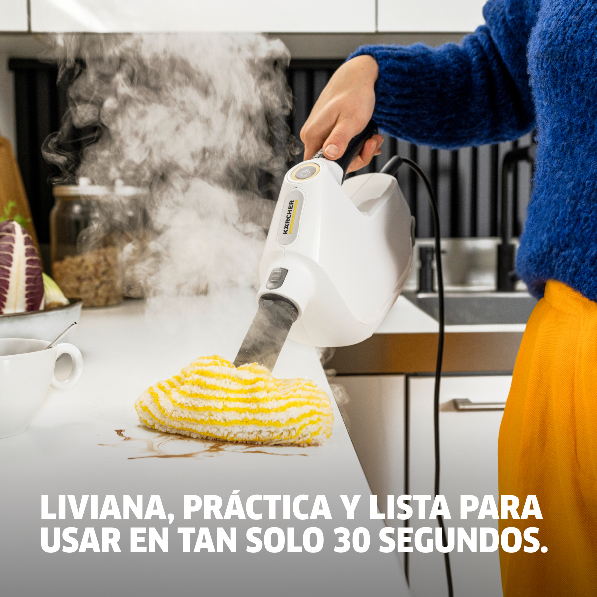 Limpiadora a vapor SC1 Multi & Up 1300W 200ml Karcher imagen 2 10 8cf85070 cd5c 45a7 9c03 cc9da935da88 Limpiadora a vapor SC1 Multi & Up 1300W 200ml Karcher - Imagen 5