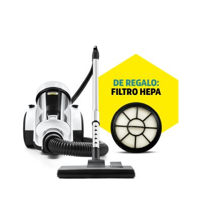 Pack Aspiradora de arrastre VCL3 Cyclonic + Filtro hepa